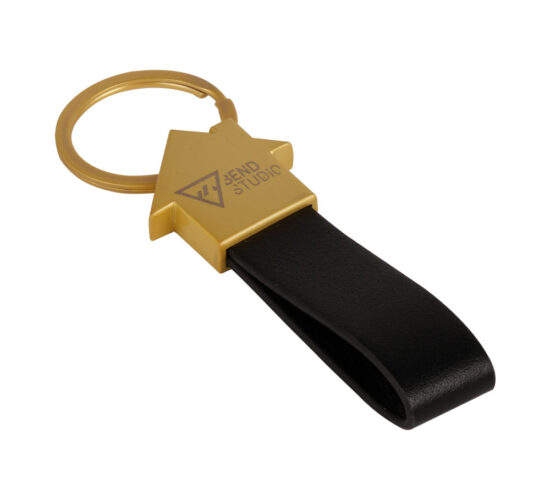 Black 7 golden keychain