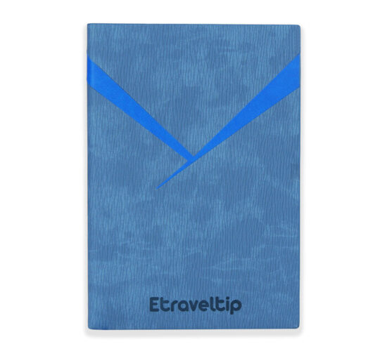 A5 notebook softcover blue color