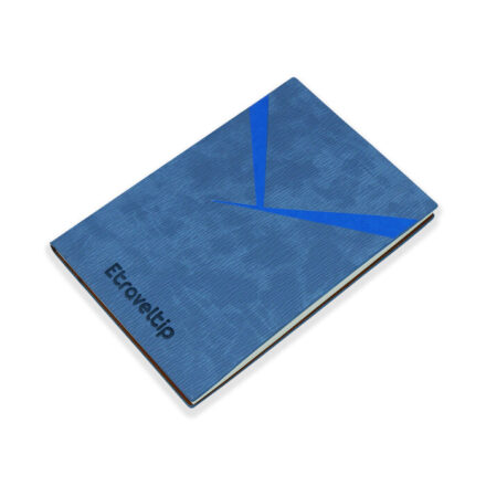 A5 notebook softcover blue color