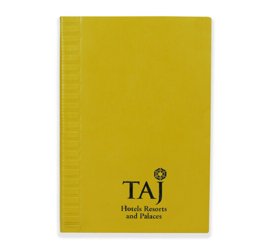 A5 Notebook softcover yellow color
