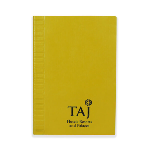 A5 Notebook softcover yellow color