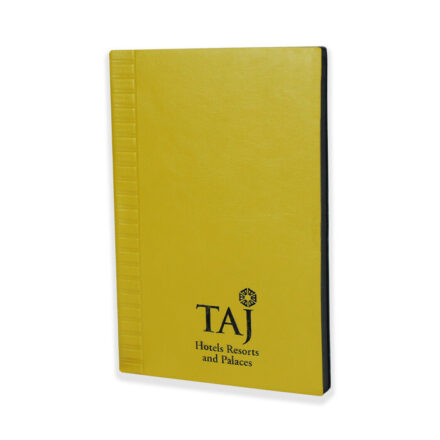 A5 Notebook softcover yellow color