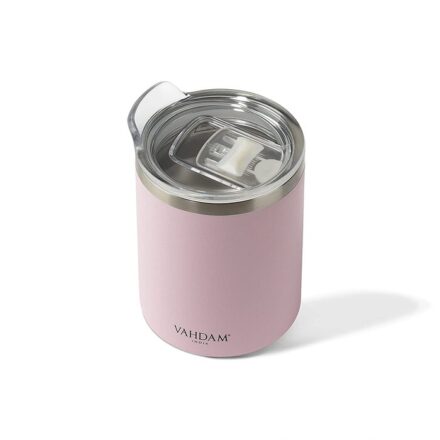 Vahdam Hsutle Tumbler Pink