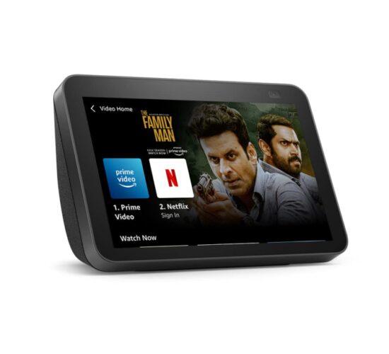 Echo Show 8 (2nd Gen, 2021 release)- Smart speaker with 8 HD screen, stereo sound & hands-free entertainment with Alexa