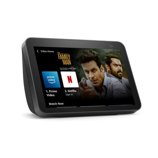 Echo Show 8 (2nd Gen, 2021 release)- Smart speaker with 8 HD screen, stereo sound & hands-free entertainment with Alexa